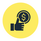 Approval of financial gain symbol
